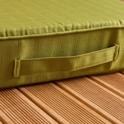 Coussin de sol extérieur déhoussable (45 x 45 cm) Sunset Vert olive