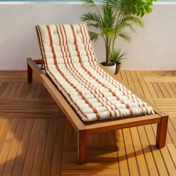 Coussin de transat enroulable (180 x 60 cm) Nautira Orange