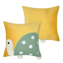 Coussin enfant carré (40 x 40 cm) Mimy Jaune