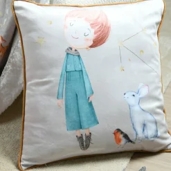 Coussin enfant carré (50x50 cm) Ferdinand Multicolore