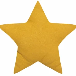 Coussin enfant Etoile (40 cm) Berlingot Jaune ocre