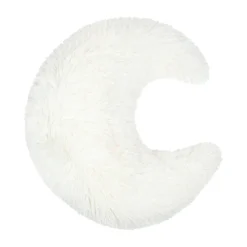 Coussin enfant lune fausse fourrure (45 x 45 cm) Ferdinand Ecru