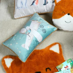 Coussin enfant rectangulaire (30 x 50 cm) Ferdinand Vert