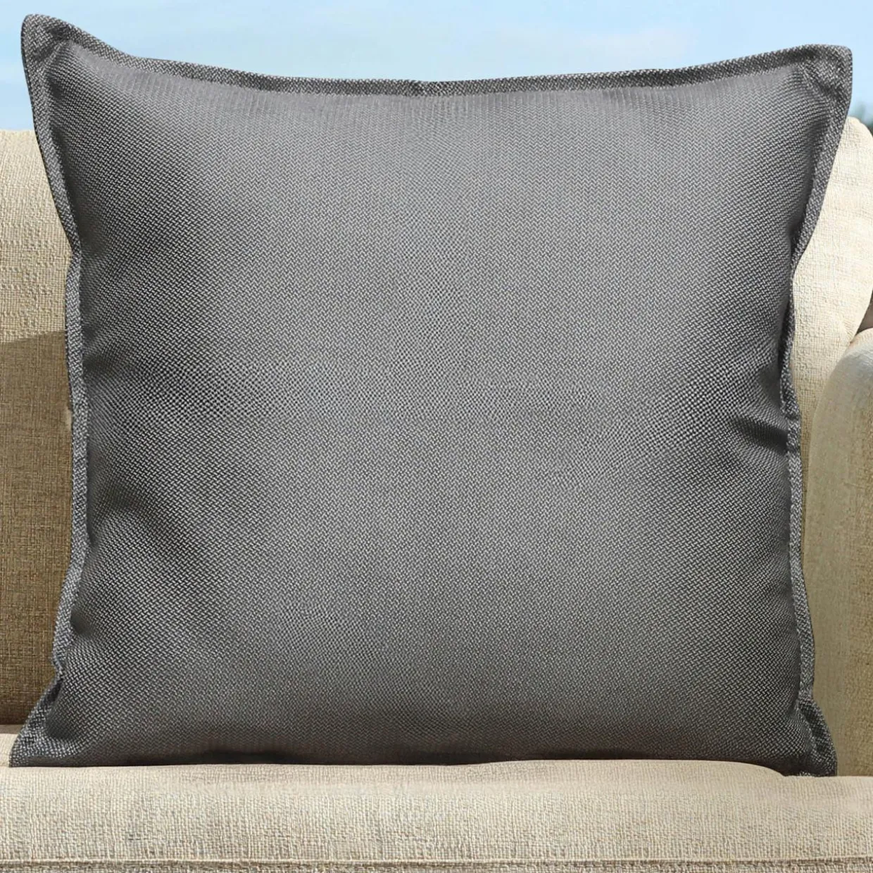 Coussin extérieur carré (60 x 60 cm) Boraé Gris