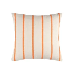 Coussin extérieur carré toile de coton (50 x 50 cm) Ocealys Corail