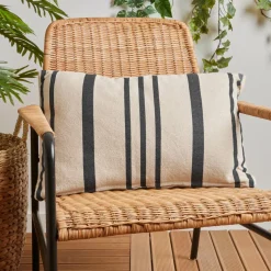 Coussin extérieur rectangulaire (40 x 60 cm) Nautira Gris ardoise