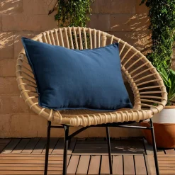 Coussin extérieur rectangulaire (40 x 60 cm) Sunset Bleu nuit