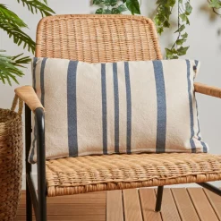 Coussin extérieur rectangulaire (40 x 60 cm) Nautira Bleu marine