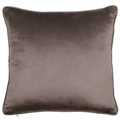 Coussin Noël carré (40 cm) Joyeux Marron chocolat