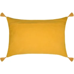 Coussin rectangulaire (40 x 60 cm) Emmy Jaune moutarde