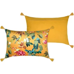 Coussin rectangulaire (40 x 60 cm) Emmy Jaune moutarde