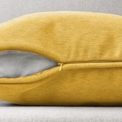 Coussin rectangulaire (40 x 60 cm) Minuit Jaune ocre