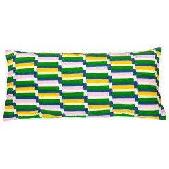 Coussin rectangulaire brodé (35 x 75 cm) Disso Multicolore