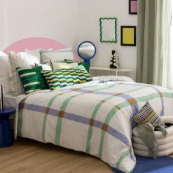 Coussin rectangulaire brodé (30 x 50 cm) Disso Multicolore