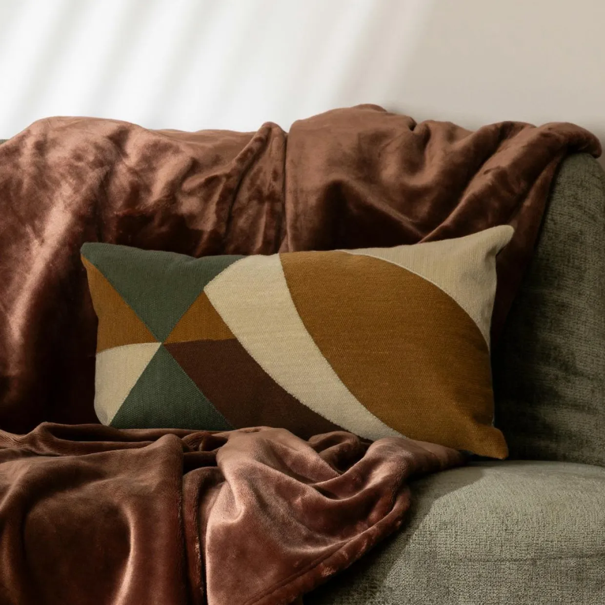 Coussin rectangulaire brodé (30 x 50 cm) Harry Multicolore