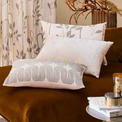 Coussin rectangulaire coton (40 x 60 cm) Ondine Noir