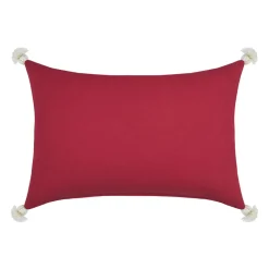 Coussin rectangulaire coton (35 x 50 cm) Finna Rouge