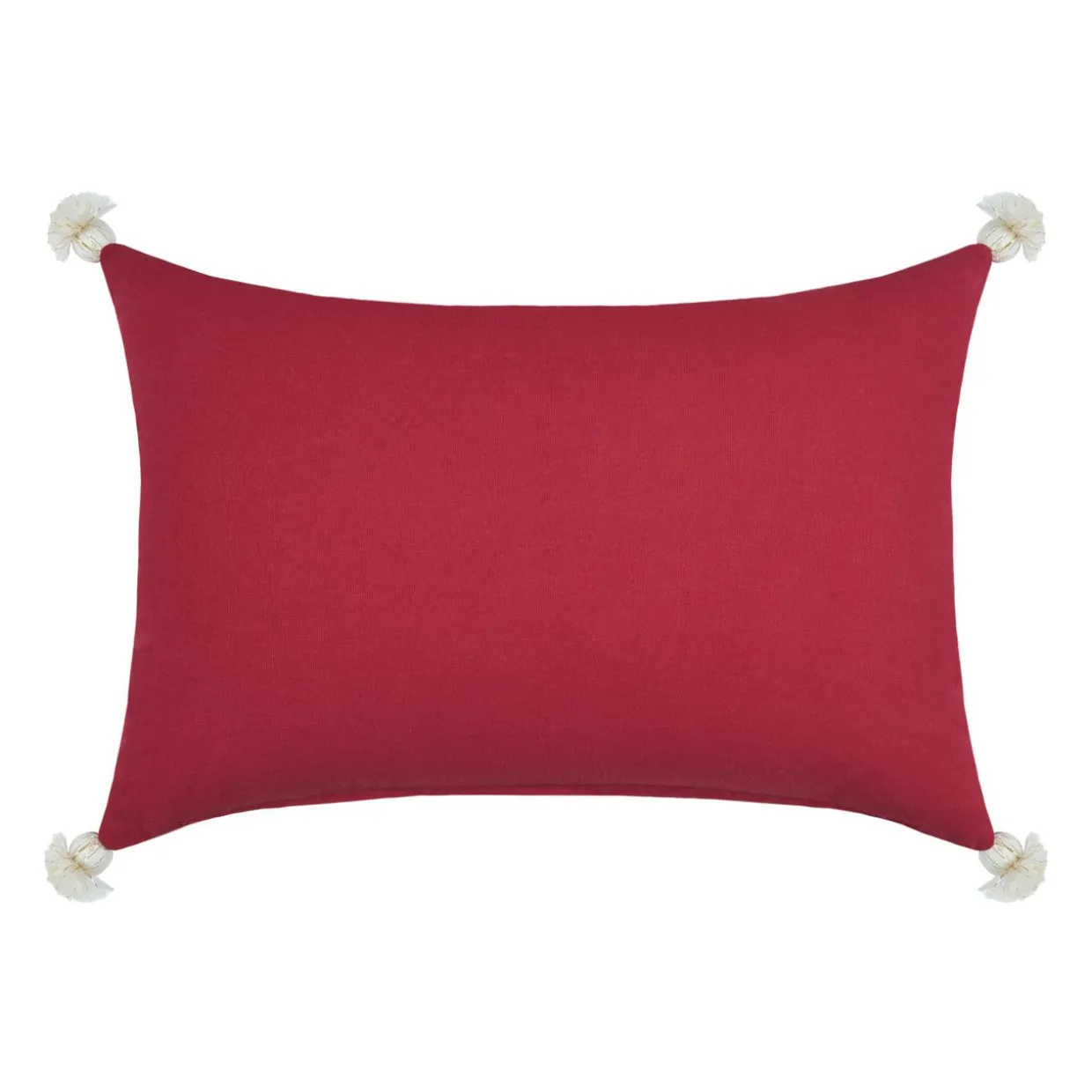 Coussin rectangulaire coton (35 x 50 cm) Finna Rouge