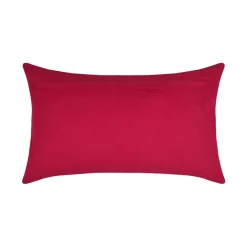 Coussin rectangulaire coton (30 x 50 cm) Villard Rouge