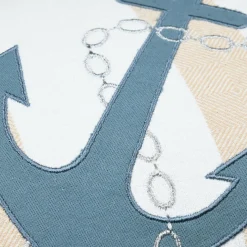 Coussin rectangulaire coton (30 x 50 cm) Nautical Beige