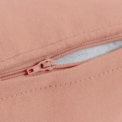 Coussin rectangulaire coton (30 x 50 cm) Pixel Rose pêche