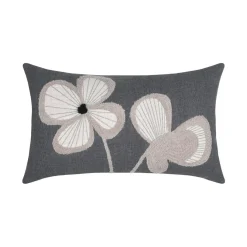 Coussin rectangulaire coton (30 x 50 cm) Tilda Gris ardoise