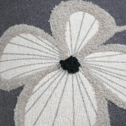 Coussin rectangulaire coton (30 x 50 cm) Tilda Gris ardoise