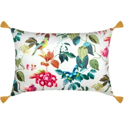 Coussin rectangulaire coton (40 x 60 cm) Emmy Blanc