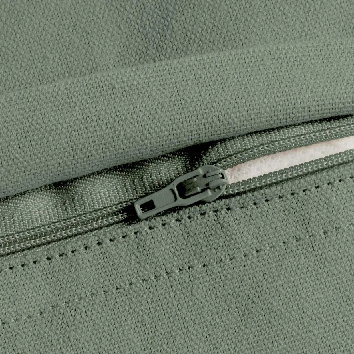 Coussin rectangulaire coton (30 x 50 cm) Pixel Vert kaki