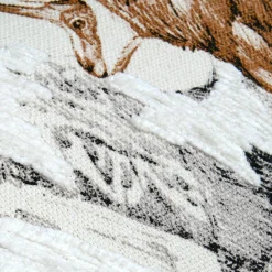 Coussin Rectangulaire Coton (40 x 60 cm) Wildforest Camel