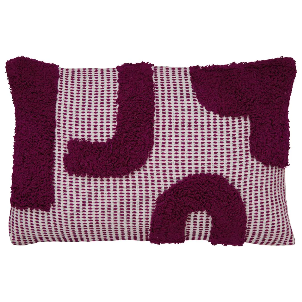 Coussin rectangulaire coton (38 x 58 cm) Poppy Violet