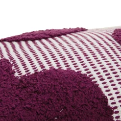 Coussin rectangulaire coton (38 x 58 cm) Poppy Violet