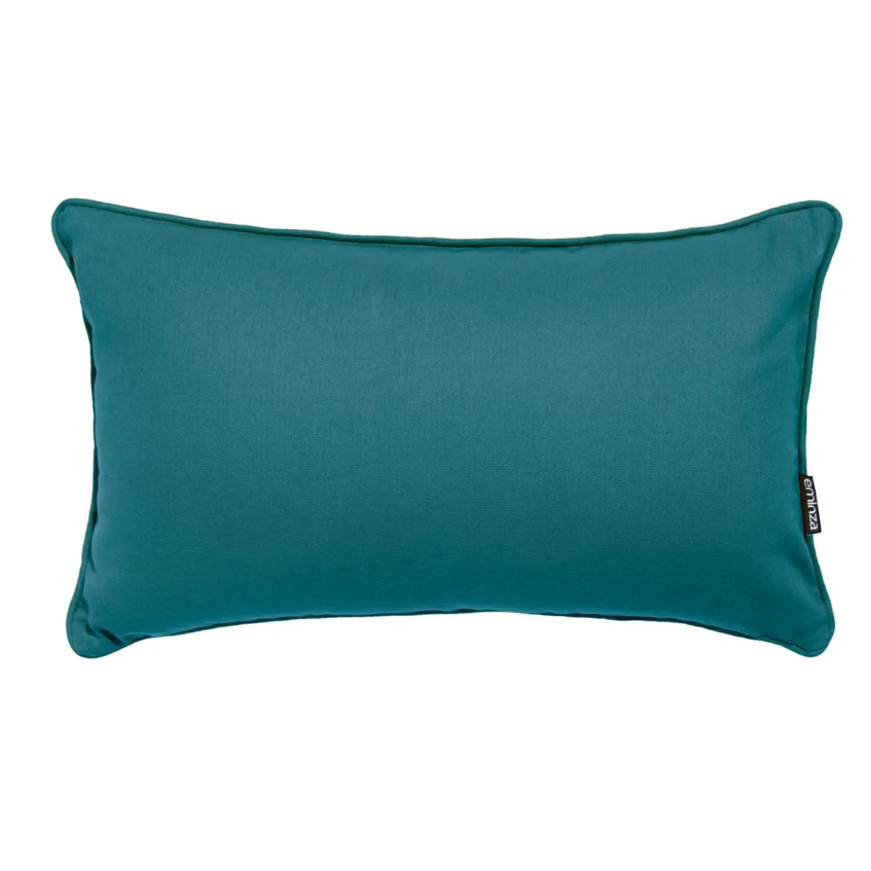 Coussin rectangulaire coton (30 x 50 cm) Pixel Bleu canard
