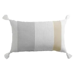 Coussin rectangulaire coton (30 x 50 cm) Iliade Blanc