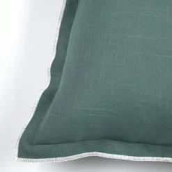 Coussin rectangulaire coton (40 x 60 cm) Helios Vert