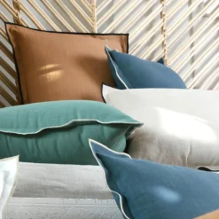 Coussin rectangulaire coton (40 x 60 cm) Helios Vert