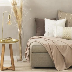 Coussin rectangulaire coton (30 x 50 cm) Gaya Or