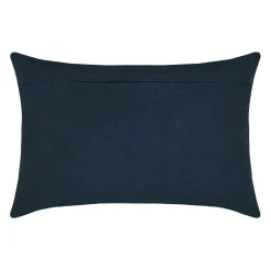 Coussin rectangulaire coton (40 x 60 cm) Bordemer Bleu jeans