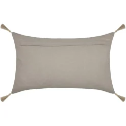 Coussin rectangulaire coton (30 x 50 cm) Hemera Ecru