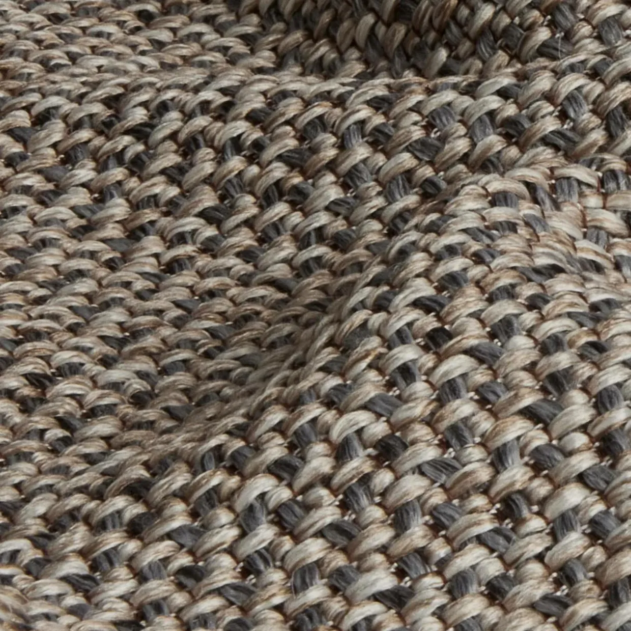 Coussin rectangulaire effet chiné (40 x 60 cm) James Gris galet