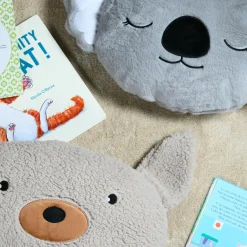 Coussin rectangulaire enfant bouclette (30 x 50 cm) Minus Beige