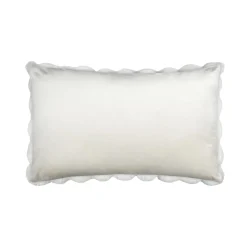 Coussin rectangulaire fausse fourrure (50 x 80 cm) Nebraska Ecru