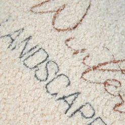 Coussin rectangulaire fausse fourrure (30 x 50 cm) Wildforest Ecru