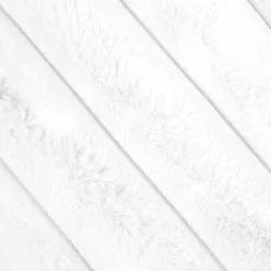 Coussin rectangulaire fausse fourrure (50 x 80 cm) Polary Blanc