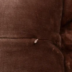 Coussin rectangulaire flanelle (38 x 58 cm) Cuddly Marron