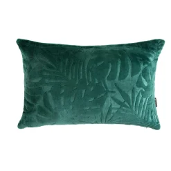 Coussin rectangulaire flanelle (40 x 60 cm) Flore Vert