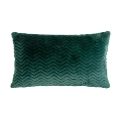 Coussin rectangulaire flanelle (40 x 60 cm) Zag Vert