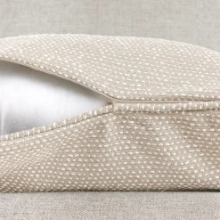 Coussin rectangulaire tissé (40 x 60 cm) Oscar Taupe