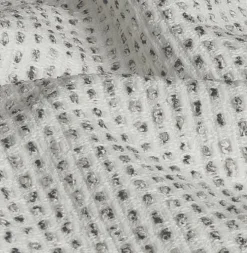 Coussin rectangulaire tissé (40 x 60 cm) Oscar Gris perle