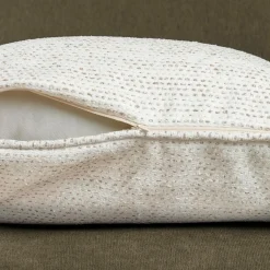 Coussin rectangulaire tissé (40 x 60 cm) Oscar Ivoire